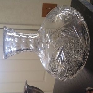 American cut decanter or vase l crystal